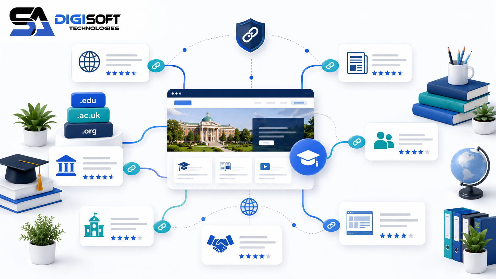 Backlink Strategy for Education Brands — SADigisoft Blog