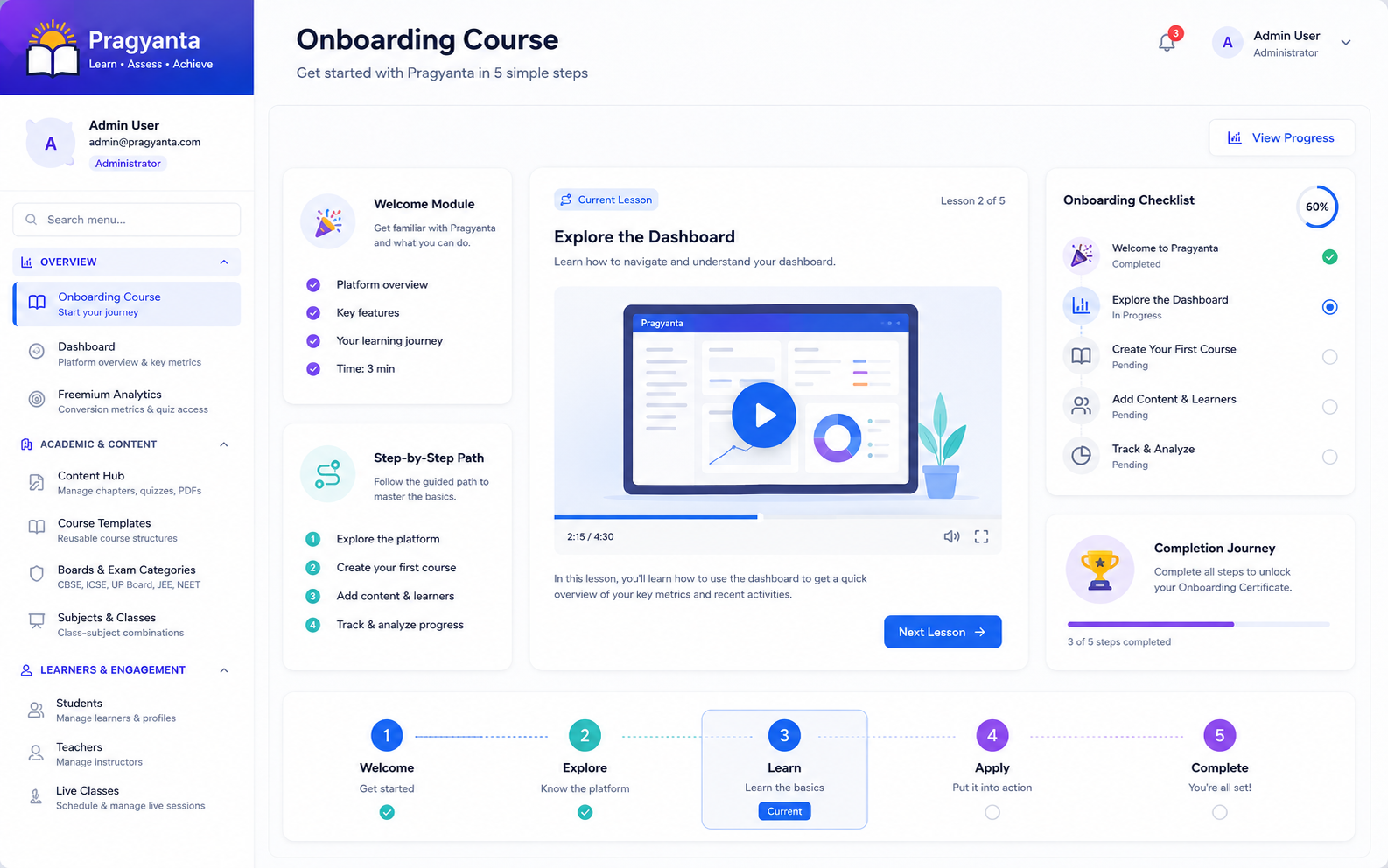 Employee Onboarding Course (Showcase)