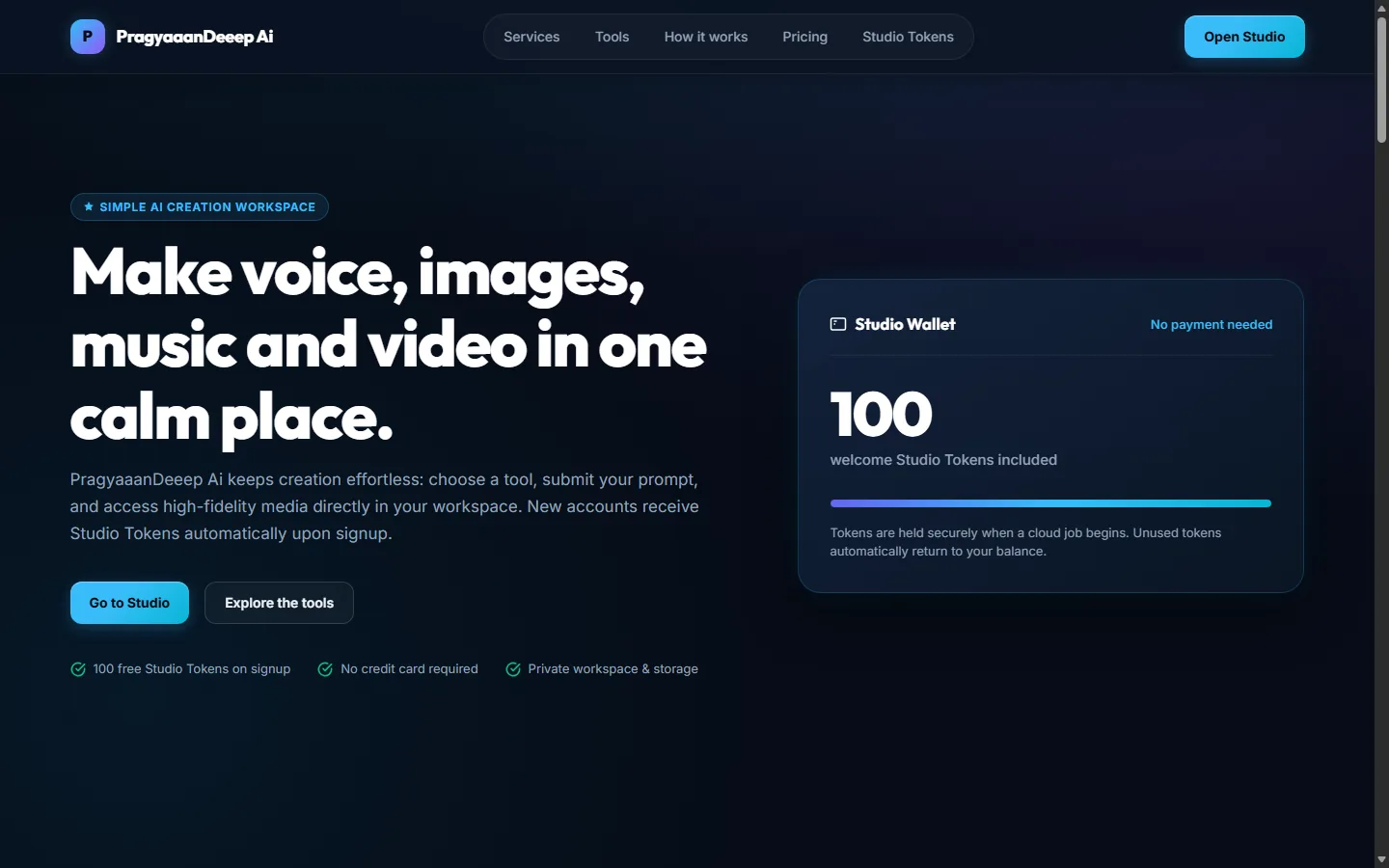 PragyaaanDeeep Ai — creative studio