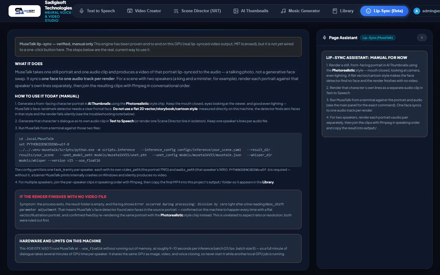 PragyaaanDeeep Ai — Lip-sync guide (beta), desktop capture