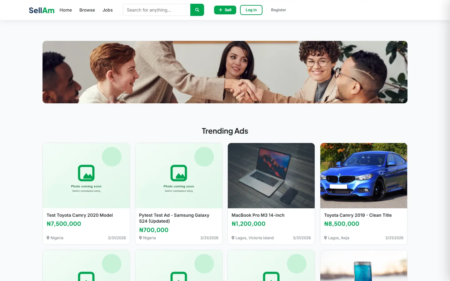 SellAm — Home desktop marketplace, desktop capture