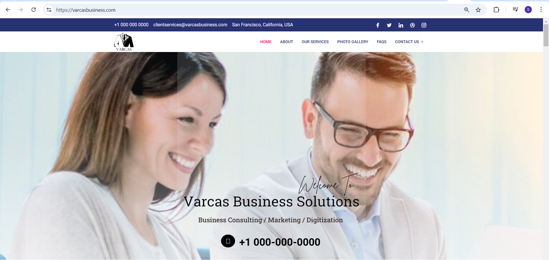 Varcas Corporate Portal